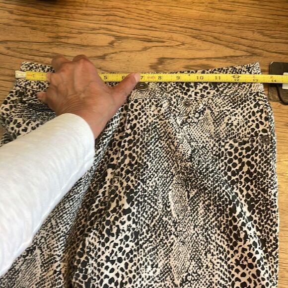 HOLLYWOOD SNAKE PRINT STRETCH FABRIC TROUSERS.  NEW WITH TAGS - Picture 15 of 15